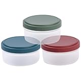 Mobestech 3Stücke Teiliges aus Entzückenden Gewürzboxen Auslaufsichere Sojasaucenbehälter für Picknick für Dressing und Saucen