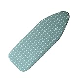 Bügelbrettbezug mit Blumenmuster und Kordelzug, rutschfeste Polsterung für sicheren Sitz, strapazierfähiger Stoff für reibungsloses Bügeln