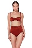 Gottex Damen Mademoiselle Underwire Balconette Top Bikini, Ziegel, 38