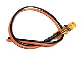 12V Kontrollleuchte Orange mit Kabel 8mm Gewinde Schraubbefestigung für Zündapp Hercules Kreidler Motorrad Roller Scooter Mofa Moped Mokick
