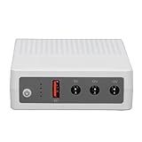 YDuupxe Unterbrechbarer Stromversorgungsversorgung Battery Backup 15200mah für Routermodem mit 4 Ausgangsports USB 5V 2A DC 9V 12V