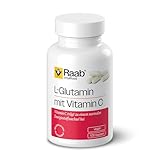 Raab Vitalfood L-Glutamin mit natürlichem Vitamin C aus Acerola; 100 Kapseln, vegan, glutenfrei, hergestellt