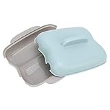 Mikrowellen-Maiskocher, Lebensmittelechtes PP, kein BPA, Tragbares Dampfgargerät mit 2 Maiskolben (BLUE)