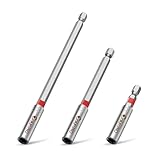 ColumPRO 3-Stück Magnetisches Erweiterungsschlüsselhalter-Set, 60, 100, 150 mm Sechskantschaft aus S2-Stahl