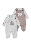 C&A Set Baby Jungen Baumwolle Body Fit Verziert|Unifarben|Bedruckt weiß 62