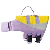 Hundefloatation Jacke - Haustierlebensweste Badebekleidung, Verstellbarer Welpe Float Gear | Wasserdichte Outdoor -Jacke, Bootsrettungsunterstützung, Pool Schwimmsicherheitskleidung, Haustier -Schwimm