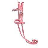 PFIFF 103126 Trensenzaum „Lotty“ für Spiel- & Holzpferde, Spieltrense, Trense für Spielpferd, Einheitsgröße, Rose