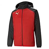 PUMA TeamLIGA All Weather Regenjacke Herren rot/schwarz, XL (42 EU)