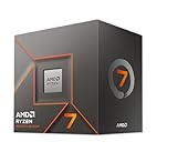 AMD Ryzen 7 8700F Prozessor (8 Kerne/16 Threads , Ryzen AI, 65W TDP, AM5 Sockel, 24MB Cache, Bis zu 5,0 GHz max boost Frequenz, Wraith Stealth Kühler