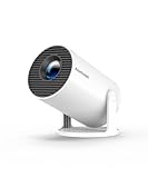 2025 Upgrade Beamer 4K 1080P Full HD Unterstützt, Mini Projektor Android 11.0 5G WiFi 6 BT 5.0, Smart Projector 200ANSI Auto Horizontal Trapezoid Correction, Beamer Handy 180°Drehbarer