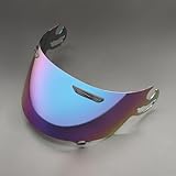 Visier für Motorradhelme Für ARAI RR2 RR3/RR4/casher/Astro TR,Motorrad Windschutz Helm Objektiv Visier,Integralhelm Visier UV-Beständig,Motorradhelm Visier Ersatz,I