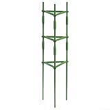 Bebykilemi Pflanzenstützen für Outdoor-Pflanzen, Pflanzenstützen für Garten, Metall-Pflanzenstützen, Ringkäfig für Garten, Pflanzenstecker für Rosen (1 Set)