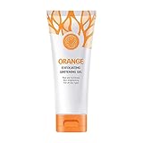 Gesichts-Peeling-Gel, Aufhellungsgel für das Gesicht, 30 ml, Entfernung abgestorbener Haut, Peeling-Gel, Orange, für alle Hauttypen, weicher und strahlender Teint