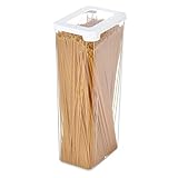 Gastromax Trockenvorratsbehälter 2,25 L - Luftdichter Behälter aus transparentem Kunststoff - Für Küchenschränke und Schubladen - Spülmaschinenfest - BPA-frei - 13x9x28 cm - Hergestellt in Finnland