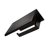 YuuHeeER Toilettenpapierhalter mit Ablage matt schwarz Papier Wandmontage Smartphone Stahl