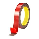 Doppelseitiges Klebeband 300 Cm X 2 Cm Doppelklebeband Extra Stark Wa Sserdichtes Universelles Multifunktionales HochtemperaturbestäNdig Schwarz Schaumstoffband Klebestreifen für Auto Wohn Bürodekor