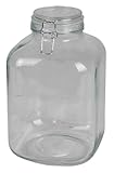 XXL Drahtbügelglas 4,8L Vorratsglas Einmachglas Gurkenglas Rumtopf Bowleglas