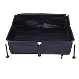 Srliya Kleiner Tiefer Pool PVC 37,4 X 37,4 X 7,9 Zoll Oberirdisches Schwimmbad Hundebadebecken für die Sommerwasserparty Im Hinterhof Im Freien