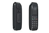caseroxx Ledertasche mit Gürtelclip für Telekom Speedphone 12 in schwarz – robuste Handy-Tasche mit Sichtfenster & Gürtelclip aus Echtleder, ideal für Beruf, Freizeit, Outdoor & sicheren Transport