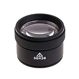 30-fache Glasoptik-Lupe, tragbar, tragbar, für Schmuck, Schreibtisch, Leselupe