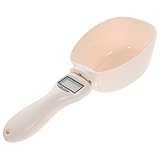 Mikinona 1 Stück Löffelwaage für Haustierfutter Kapazität Präzise Messungen Süßes Katzenkopf Design zu Reinigen für Zuhause oder Tierbedarf