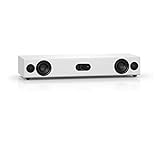 Nubert nuPro AS-3500 | Testsieger 2022 | weiße Soundbar mit DTS und Dolby Audio | Soundplate für Streaming | TV-Lautsprecher mit Bluetooth aptX HD | Soundbase in 2 Wegen | vollaktive Stereobase