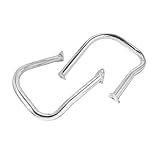 Stoßstange Highway Sturzbügel Für Indian Für Chief Für Vintage Für Chieftain 14-19 Für Roadmaster Motorrad Hinten Highway Bars Satteltasche Schiene Schutz Stoßstange Schwarz/Chrom Motorschutzbügel(2)