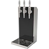 BieTal® BT-603-TAP mit Schankhähnen Theken Gastronomie Sprudelwasser Aqua Wasser Schanksäule Zapfstelle Zapfsäule Zapftower Sodaarmatur 3 leitig für Hotels, Bars, Restaurants, Bistros, Pubs