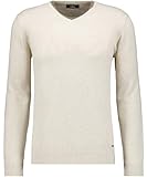 RAGMAN Herren Strickpullover V-Neck Ecru-008, 3XL