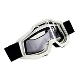 Smileshiney Brille Dirtbike, Motorradbrille für Herren | Rutschfeste Sportbrille zum Mountainbiken - Gepolsterte Reiten ATV Dirtbike Anti-Fog-Motorradbrille für Männer Frauen Outdoor-Sportarten