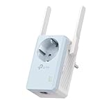 TP-Link RE365 WLAN Verstärker Repeater AC1200, Integrierte Steckdose, 867MBit/s 5GHz + 300MBit/s 2,4GHz, App Steuerung, Signalstärkeanzeige, kompatibel zu Allen WLAN Geräten, AP Modus, V3