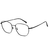 Cyxus Blaulichtfilter Brille Herren Damen ohne stärke Brillenfassung Gaming Brille für PC TV Tablet（Schwarz）