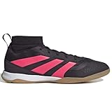 adidas League Unisex Fußballschuhe Hallenschuhe, Aurora Black Turbo White, 9.5 Women/8.5 Men