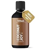 frihed.® Saunaaufguss Coconut Joy - Hochkonzentriertes Saunaöl Kokos Vanille - exotisch - Langanhaltender Duft - Glasflasche - Made in Lüneburg