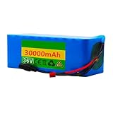 36V 30Ah Lithium-Ionen-Akku Für E-Bikes 10S4P Wiederaufladbarer Lithium-Ionen-Akku Langlebiger Lithium-Akku 36V Ersatzakku Für Elektroroller XT30