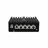 PcZinophyte N150 Firewall Router Upgraded Version Lüfterloser Mini PC 4xi226-V 2.5G Solid Computer