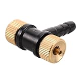 Sosoport Doppelte Reifenluftpumpe mit Metallkopf für Auto und Motorrad Entlüftungsadapter Lecksicheres Zubehör für Vielseitige Anwendungen für Einfache Handhabung und Betrieb