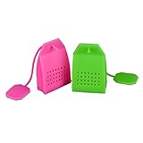 VICASKY Silikonteefilter Teesieb Teebeutel-Ei Tee-Ei aus Silikon Tee -Infuser Zufällige Farbe