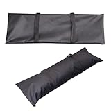 Sandsäcke für Strandschirm – 2 Stück Oxford-Stoff 600D nachfüllbar wiederverwendbar Sandsack für Sonnenschirmständer | Garten Camping Terrasse Picknick Hinterhof Veranstaltung