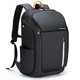 Ponhog Rucksack Herren - Groß Laptop Rucksack 17 Zoll Laptoptasche mit Anti Diebstahl, Wasserdicht Business Rucksack für Weekender Business Arbeit Reisen Rucksack, Schwarz