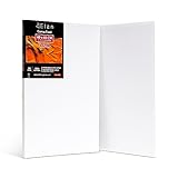 Elan Malkarton 40x60 6er Set, 100% Baumwolle Leinwand Dünn 3mm, Malpappe 40x60, Leinwand zum Bemalen 40x60, Malkarton für Acrylfarben, Leinwände für Acrylfarben, Leinwand 40x60, Painting Canvas 40x60