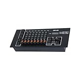 ZonQoonz DMX Controller, 40 CH DMX 512 DJ Controller mit Eingebautem Akku, DMX Mischpult für Bühnenbeleuchtung, DJs, Moving Heads, Bars, Discos, Live Shows, Parties
