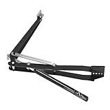 Leafy Creations. Gewächshaus-Fensteröffner Automatisch. Zubehör für Frühbeete und Gewächshausfenster. Doppelfeder Hubkraft 7kg. Automatischer Fensteröffner für Gewächshäuser. (Schwarz)