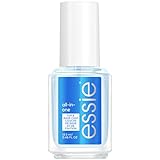 Essie Base/Top Coat all-in-one mit Argan-Öl, Unterlack und Überlack, Stärke und Glanz, Klar, 13,5 ml