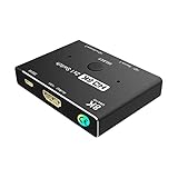 HDMI-Splitter-Schalter, HDMI 2.1-kompatibel, 2-in-1-Ausgang, Ultra-Geschwindigkeit, 48 Gbit/s, Switch-Adapter mit Schaltertaste für HDTV-Projektor (Farbe: wie abgebildet, Größe: Einheitsgröße)