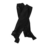 Holibanna wasserdichte Regenhose Herren Motorrad Regenhose mit Überziehstiefeln Oxford Gewebe Outdoor Regenbekleidung für Motorradfahrer und Hohe Wasserdichtigkeit und Zuverlässiger Schutz