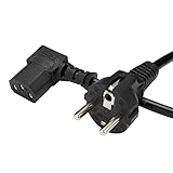 S-Link SL-PS538 Stromkabel 3 m, Schwarz