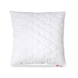 Medicate Mikrofaser Allergiker Kopfkissen 80x80 cm - Allergiker Kissen mit Kugel-Hohlfasern Kissenfüllung - Kissen 80x80 - Waschbar bis 95 Grad Made in Germany