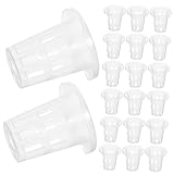 YARNOW 25 Pcs Hydroponic Gemetor Korb Pflanzentopf Garten Töpfe Hydroponic Pflanzer Gartenbehälter Eimer Netto Topf Orchid Pot Pet Tassen Für Hydrokroponik Net Cups Hydroponic