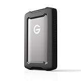 SanDisk PROFESSIONAL G-Drive ArmorATD 4 TB (Mobile Festplatte, All-Terrain Festplatte, USB-C-fähig, bis 130 MB/s, für Mac und Windows, Wasser- und staubfest)